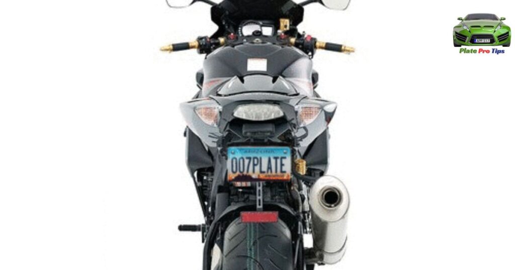 motorcycle license plate hider