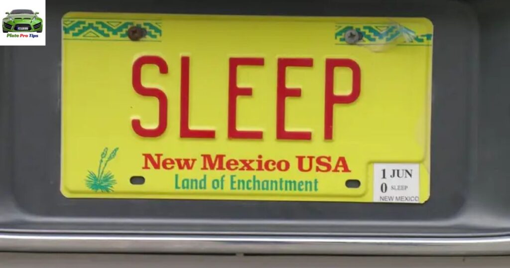 WHAT STATE HAS YELLOW LICENSE PLATES