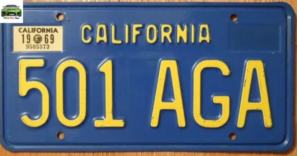 California Fleet License Plate