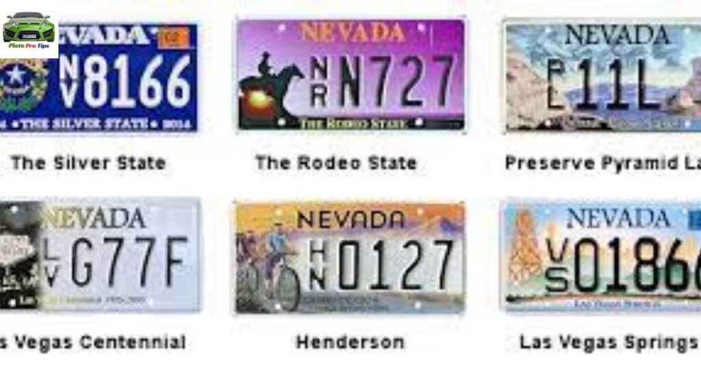 Design and Format Variations of Nevada License Plates