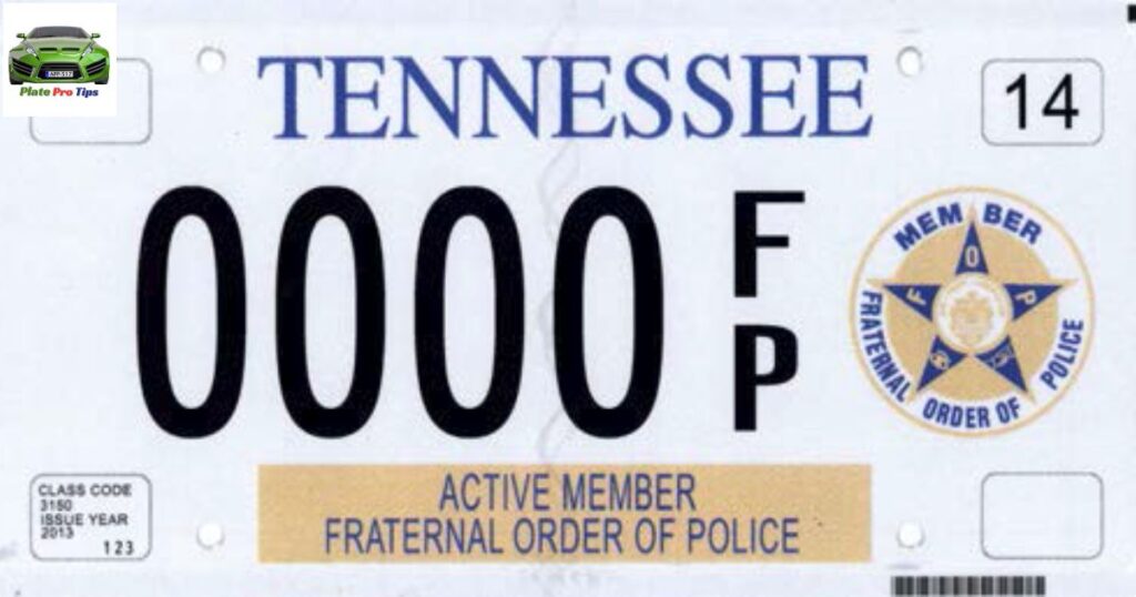 fp license plate police