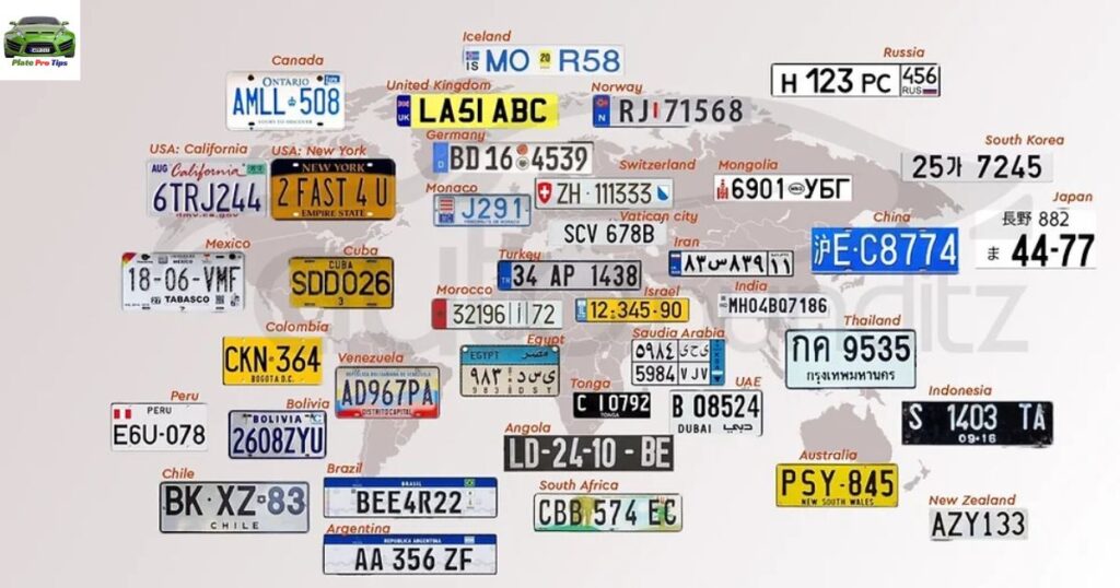 How Many Letters in License Plates Worldwide?