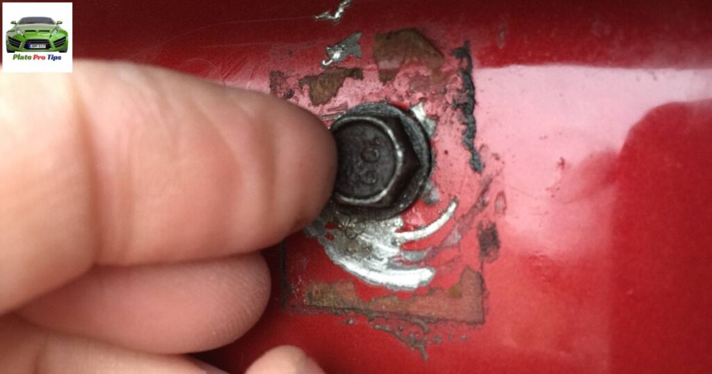 how to remove license plate bolts