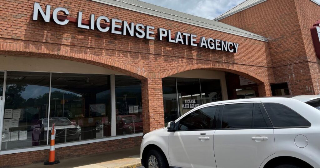 nc license plate agency