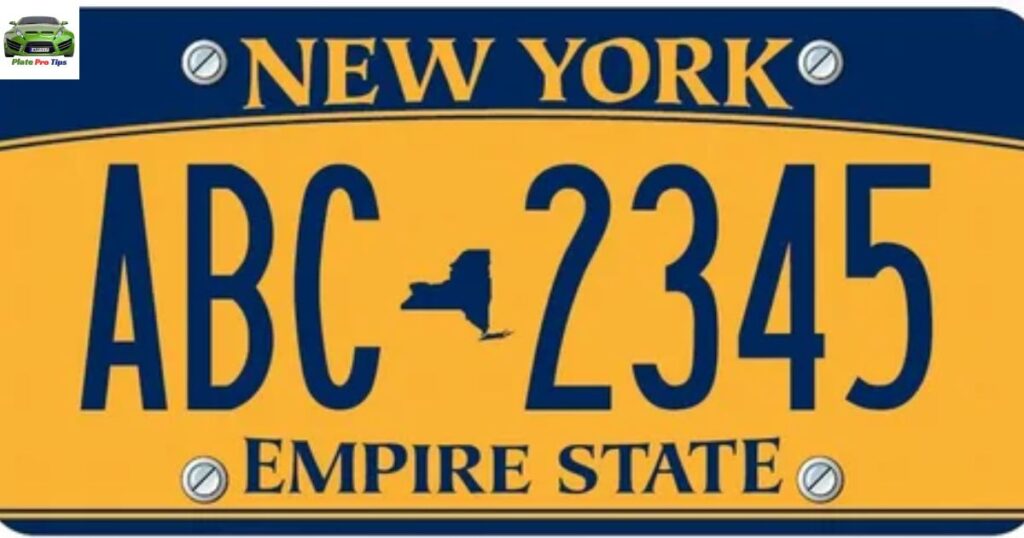 New York Fleet License Plate