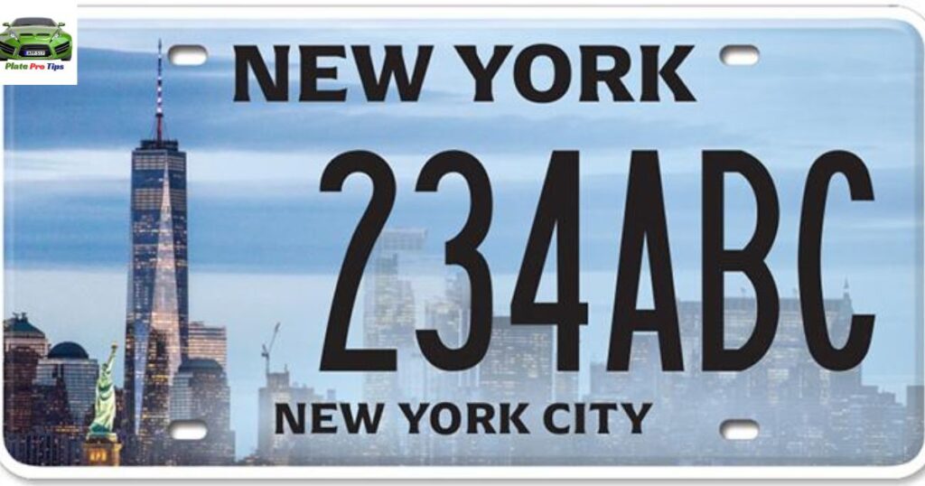 New York Fleet License Plate