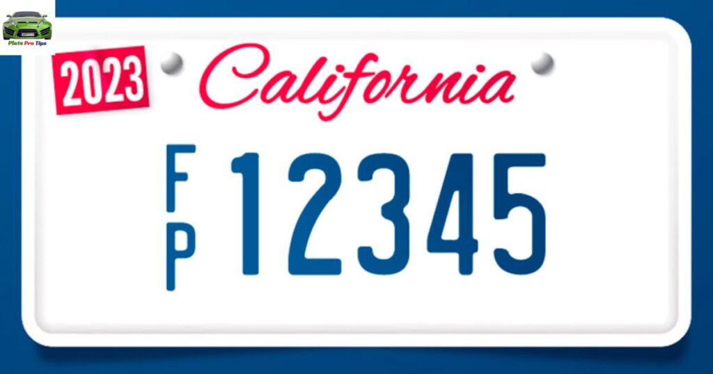 California Fleet License Plate