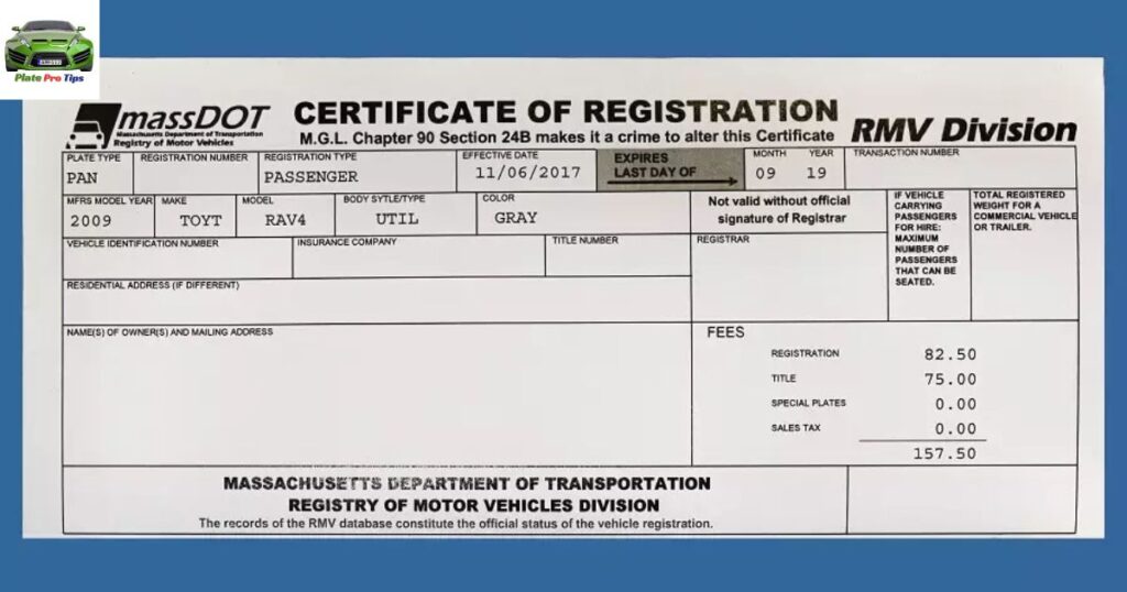 Registration Card Replacement