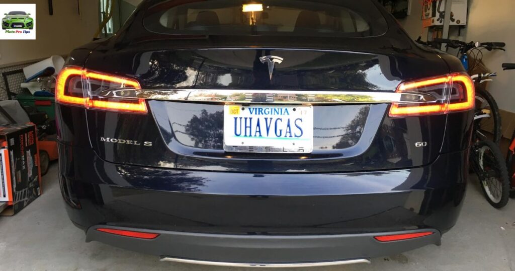 The License Plate On This Tesla