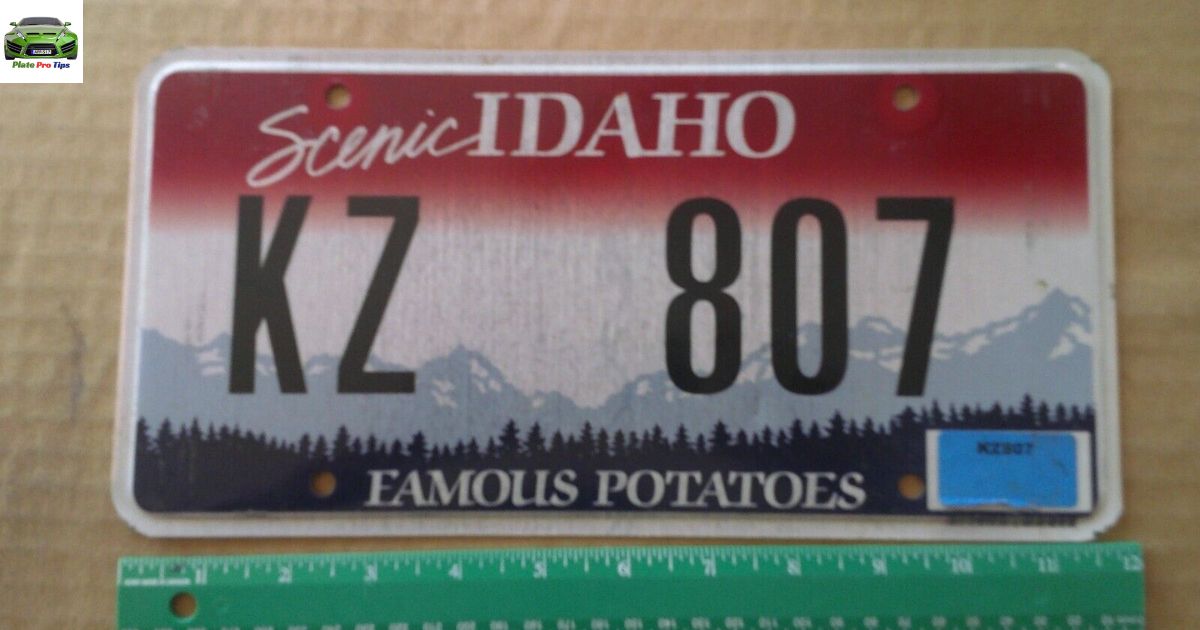 What Does Kz Mean On An Idaho License Plate?