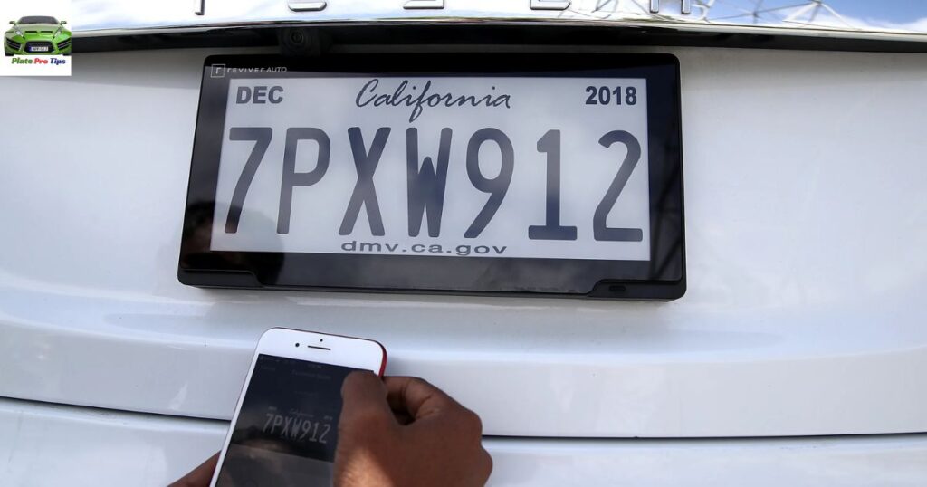 DMV Digital License Plate