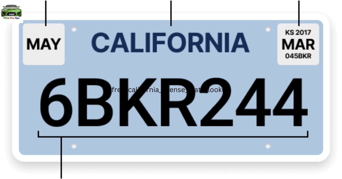 Free California License Plate Lookup