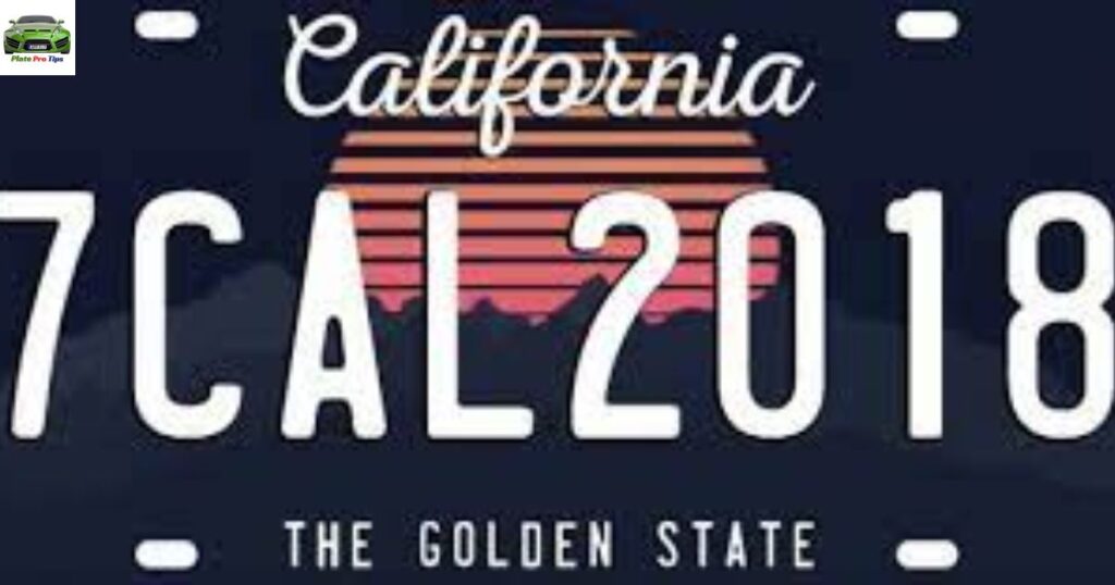 How to Identify a California License Plate