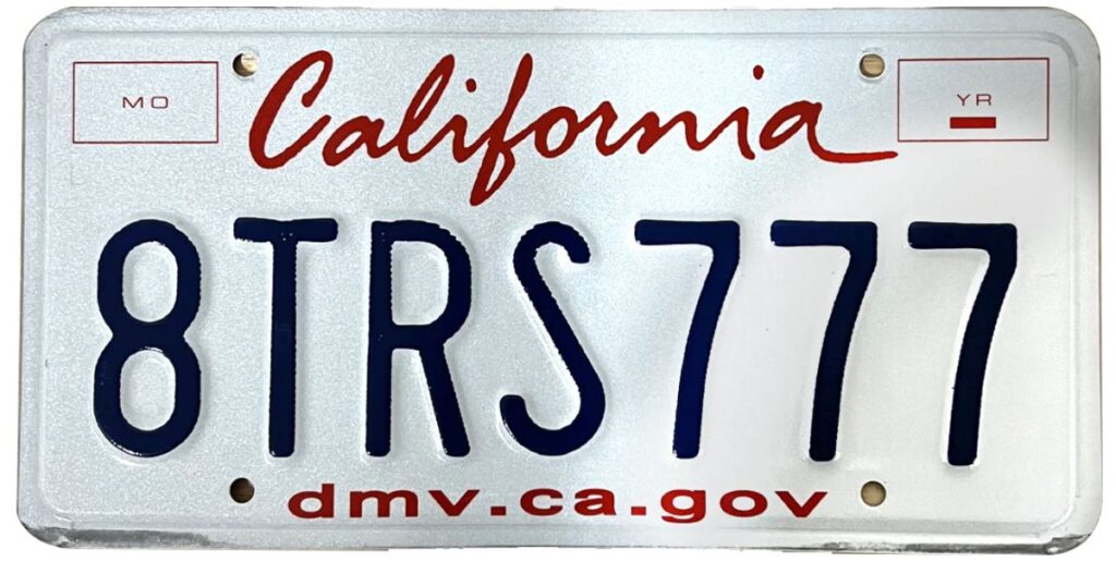 California License Plate Wrap Kits