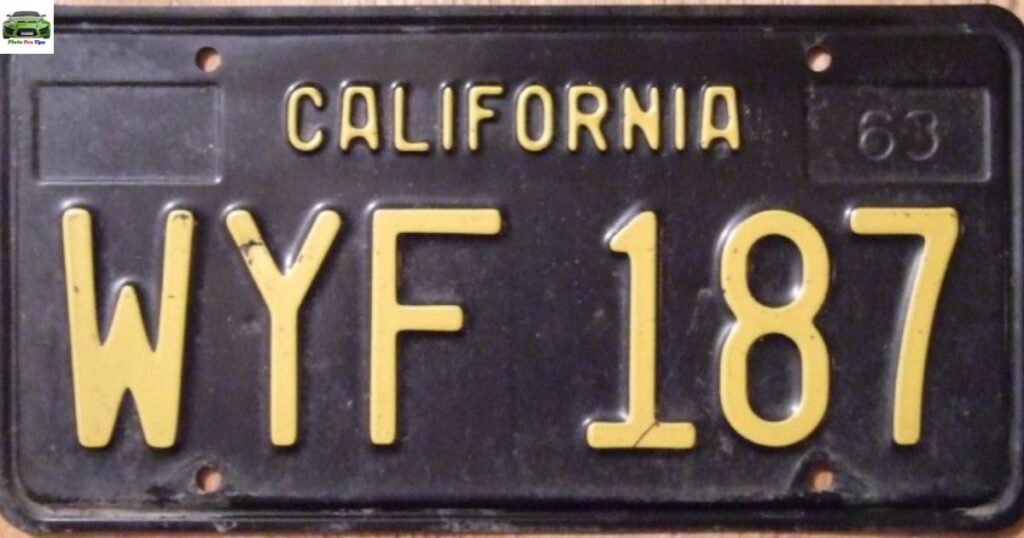 The History of California License Plates (1963-present)