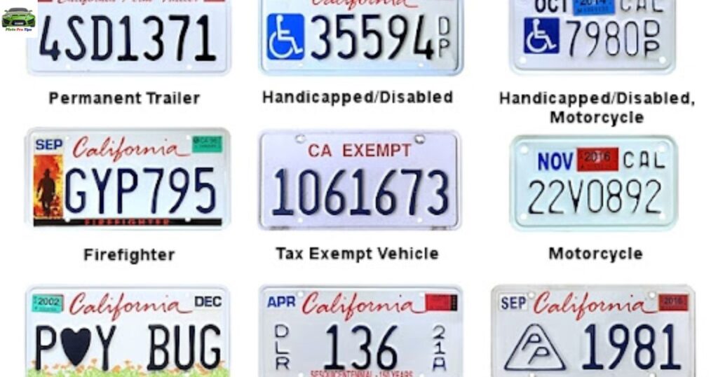 Types of License Plates