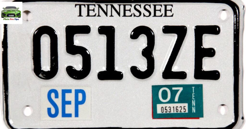 How Much is a Motorcycle Plate In Tennessee?