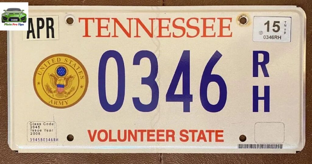 How Much is a Tennessee Military License Plate?