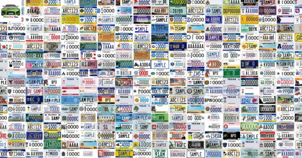 Complete 50 State US License Plate Collection in Good Condition