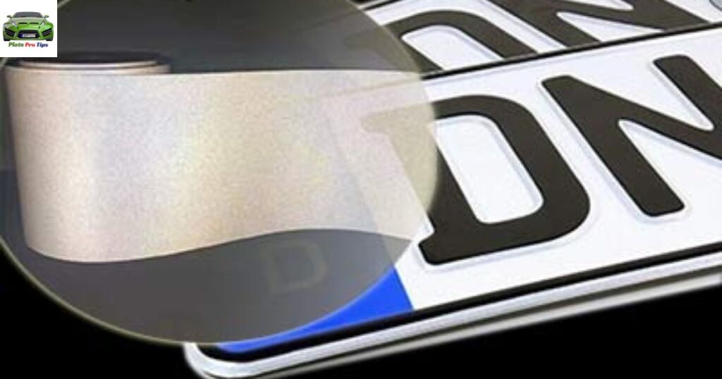 license plate reflective film