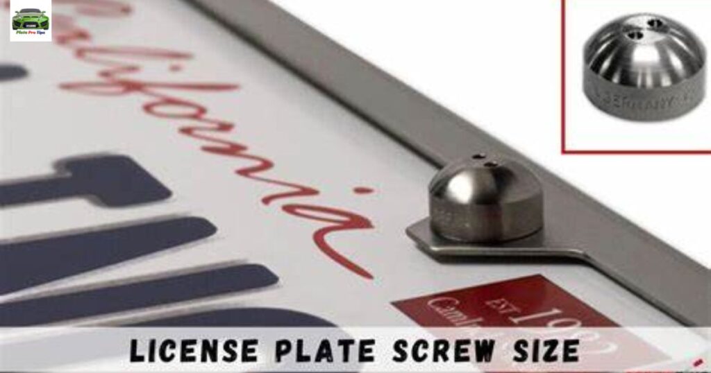 License Plate Screw Sizes