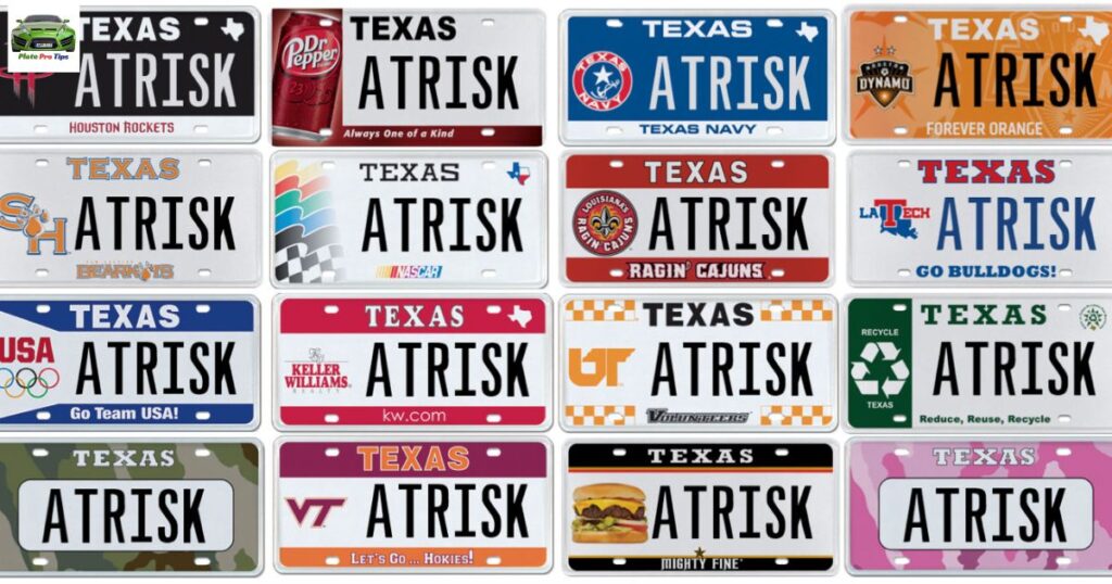 texas license plates laws