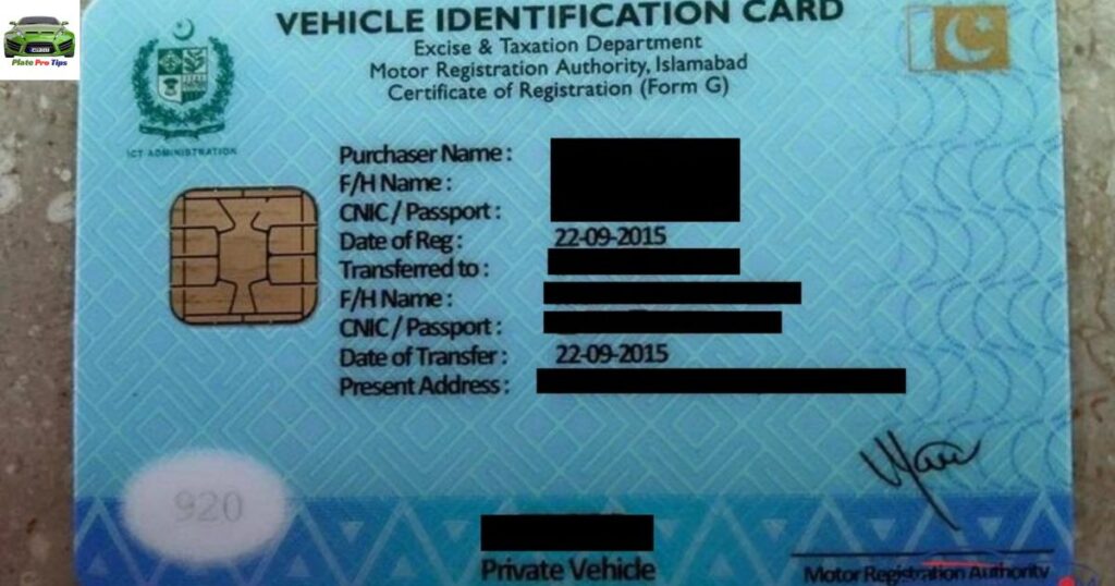 Vehicle registration