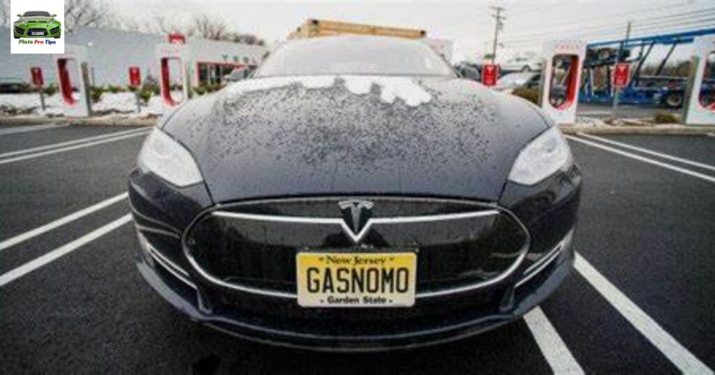 why don't teslas have front license plates in new jersey